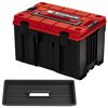 Einhell Systemkoffer E-Case M, rot-schwarz, mit Einsatz.
