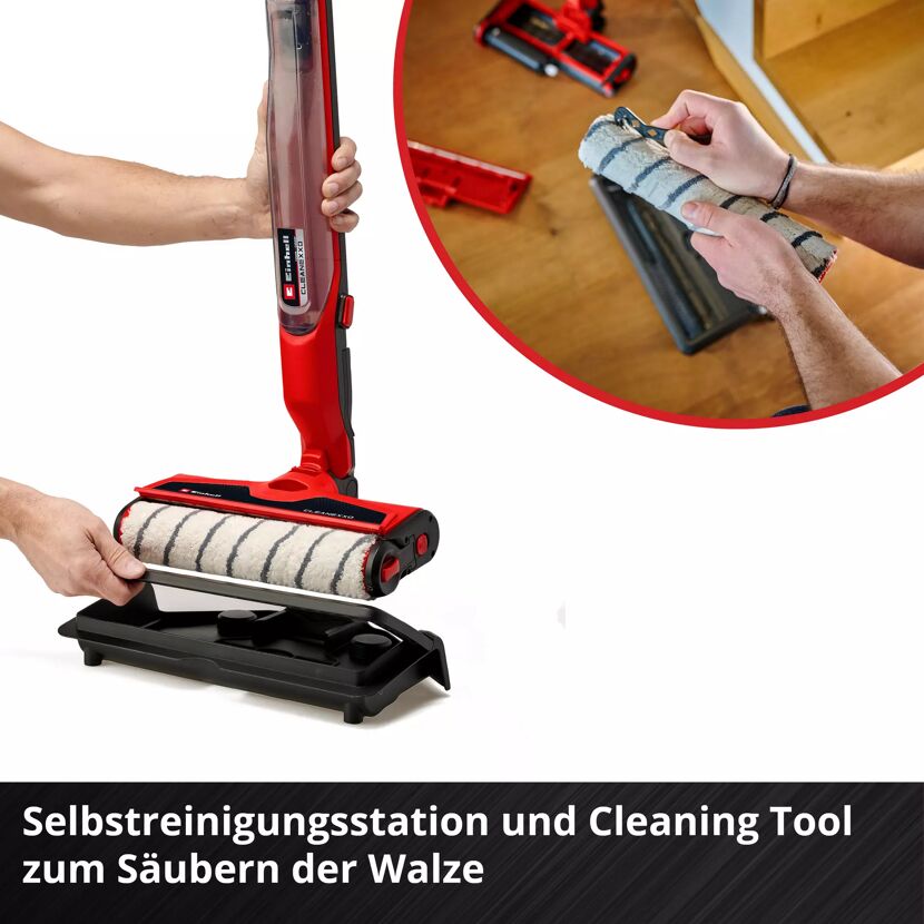 Akku-Hartbodenreiniger 'Cleanexxo' 18 V ohne Akku und Ladegerät