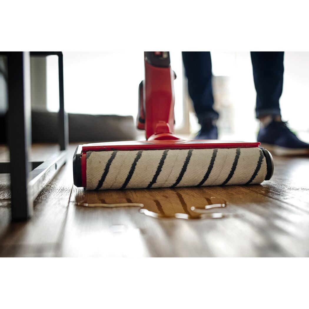 Hartbodenreiniger-Bürstenwalze 'Cleanexxo' 29 cm weiß/schwarz