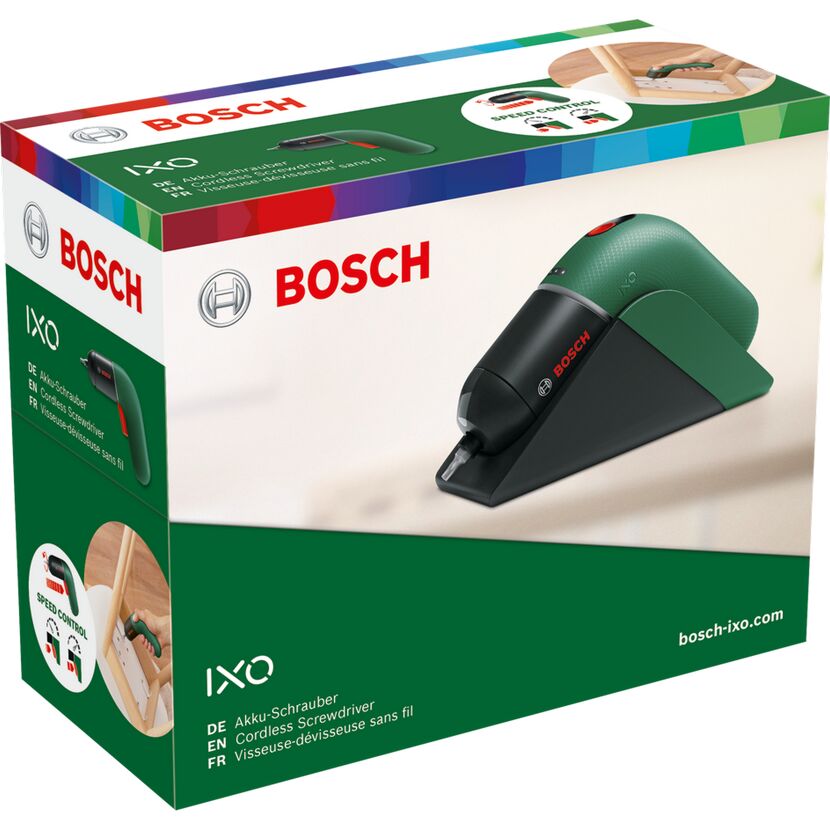 Bosch IXO Akkuschrauber in Verpackung
