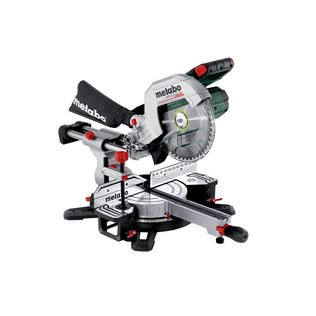 Metabo Akku-Kappsäge mit Sägeblatt
