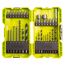 Bohrer und Bits in gelber Box