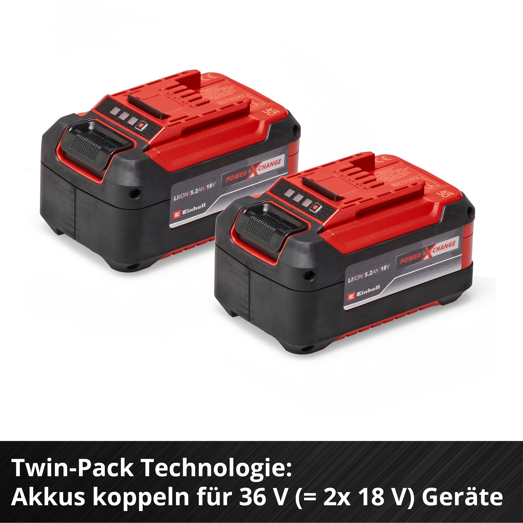 Einhell Akku 'Power X-Change Twinpack' 2...