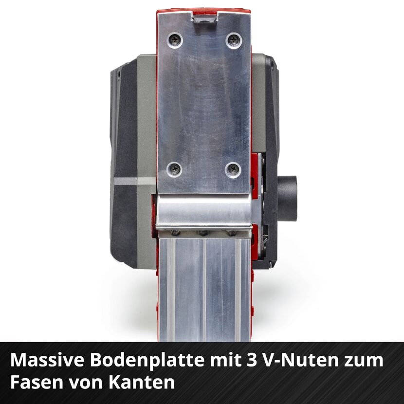 Akku Hobel mit massiver Bodenplatte