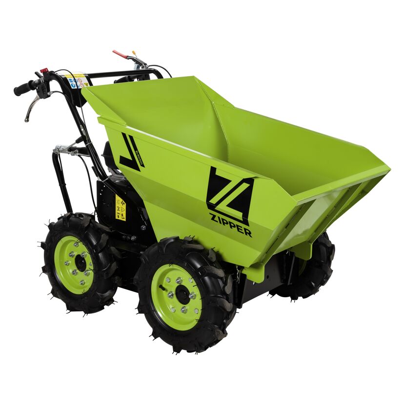 Grüner Motor-Schubkarren