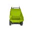 Gelber Raddumper von hinten