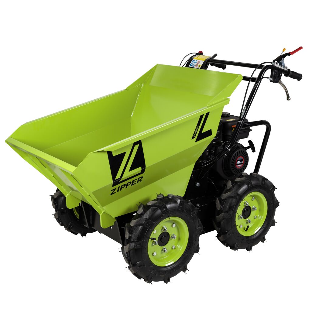 Grüner Raddumper