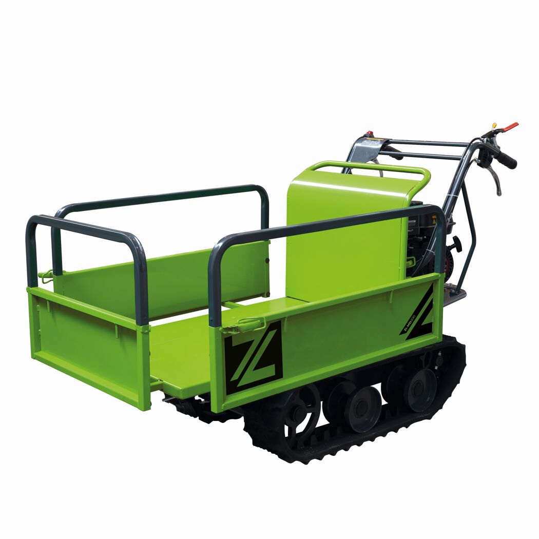 Grüner Miniraupendumper