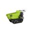 Grüner Minirupendumper Zipper