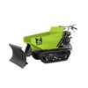 Grüner Minidumper Zipper mit Schneeschild