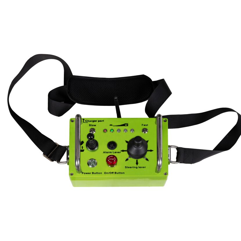 Grüne Fernsteuerung mit Joystick