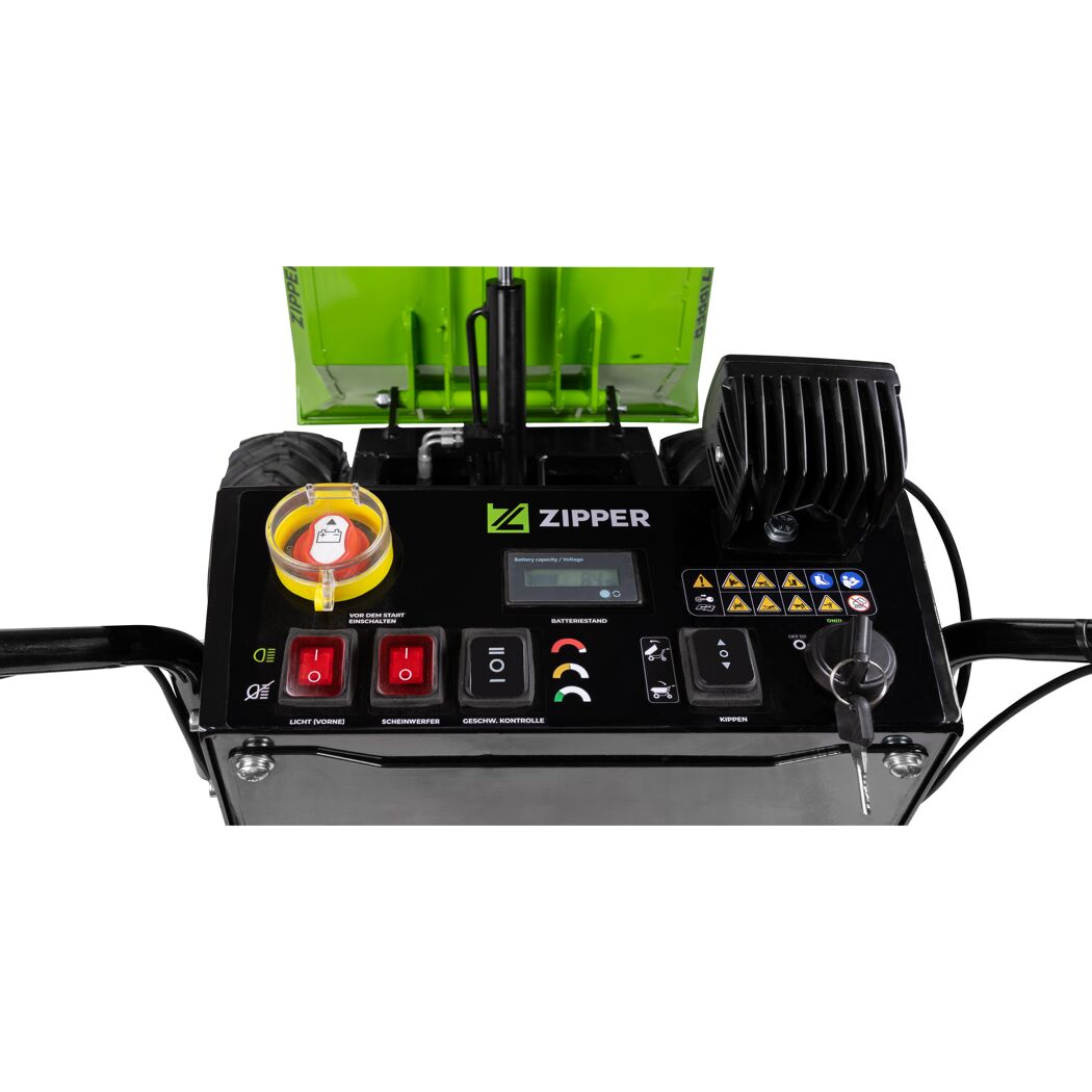 Bedienelement Elektrodumper