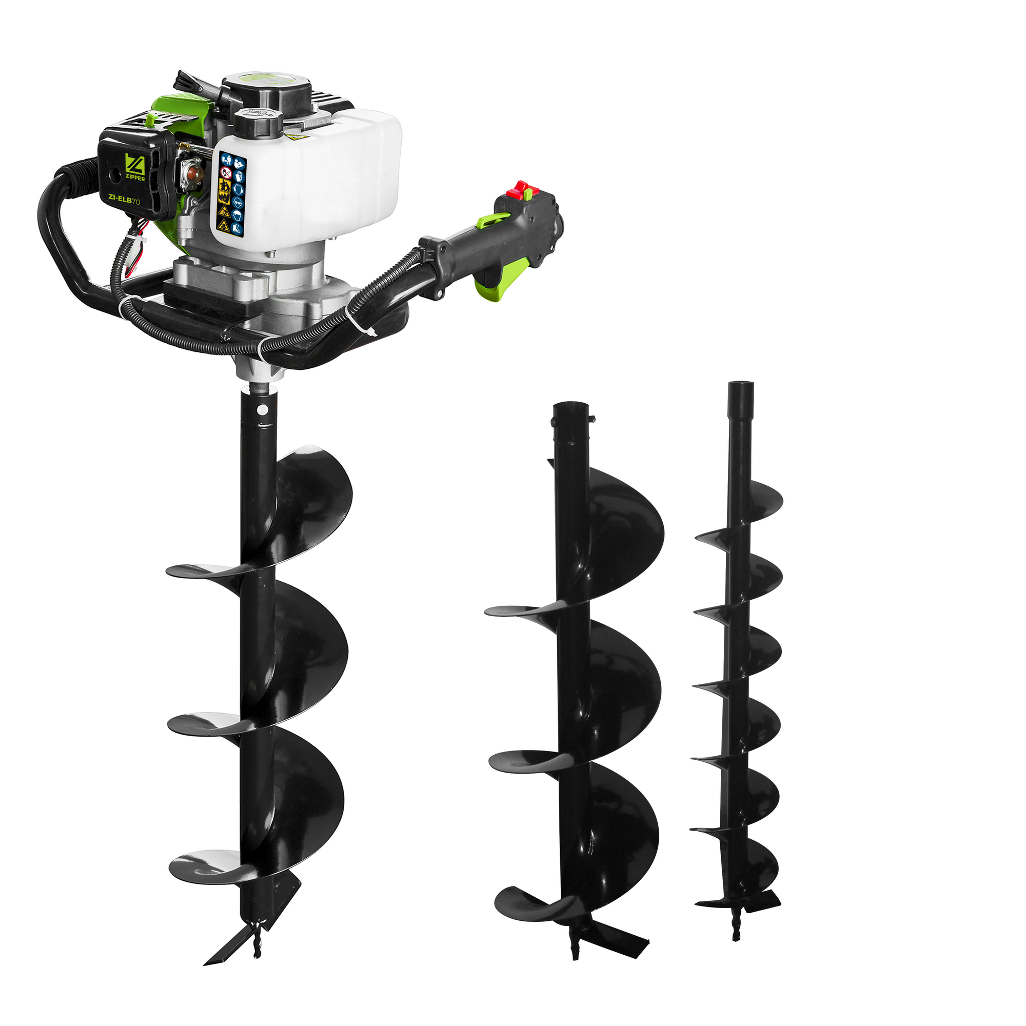 Benzin-Erdbohrer 'ZI-ELB70' 1,5 kW inklusive 3 Bohrer + product picture