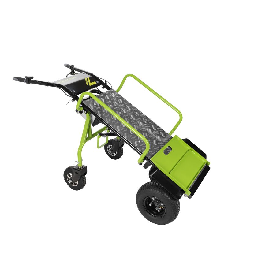 Grüne elektrische Sackkarre