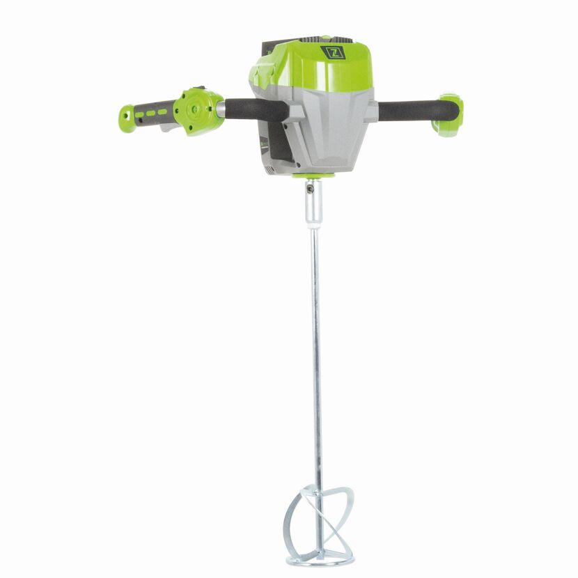 Akku-Erdbohrer und Mixer 'ZI-EBM40V-AKKU' inklusive Bohrer und Rührer