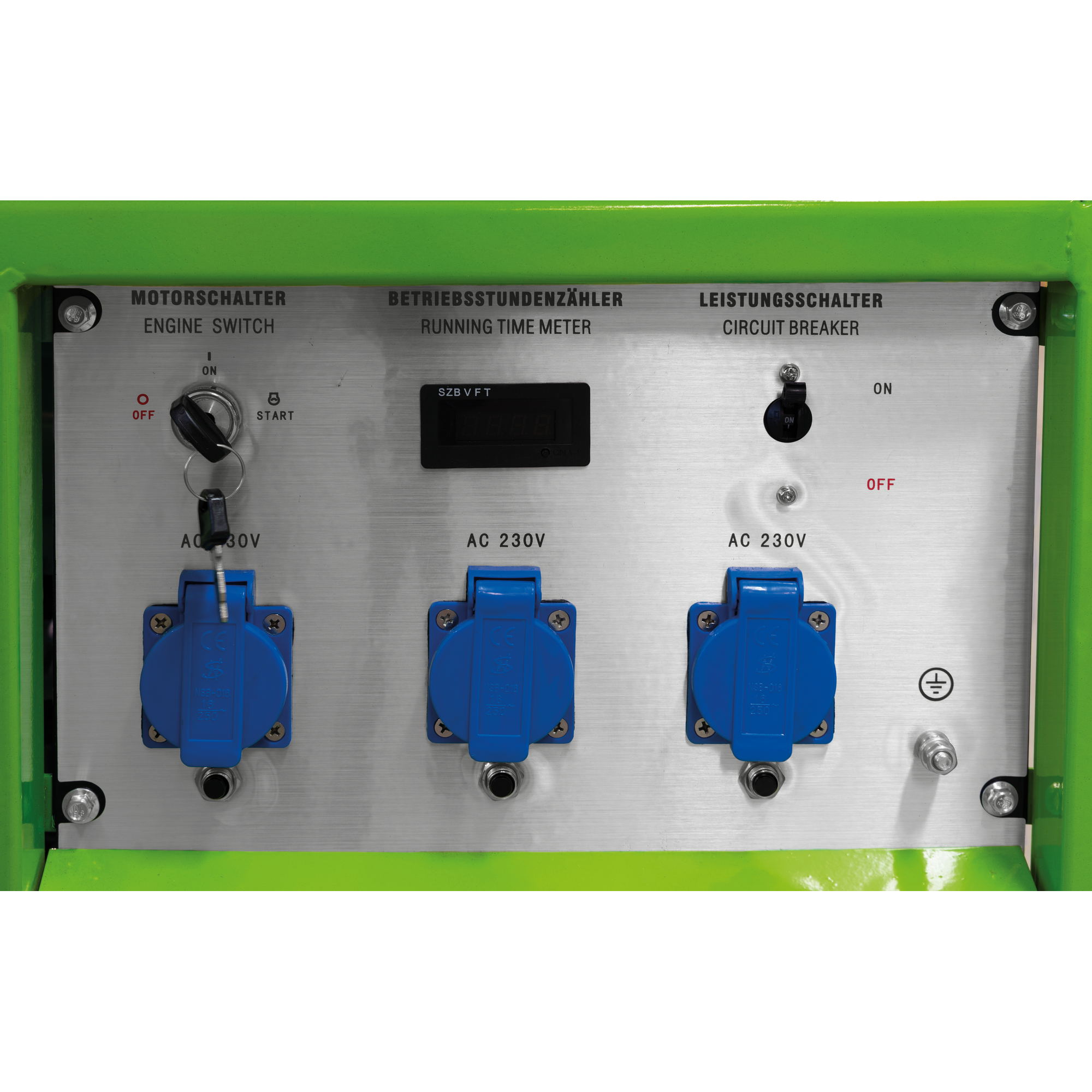 Stromerzeuger 'ZI-STE8000' grün 8000 W + product picture