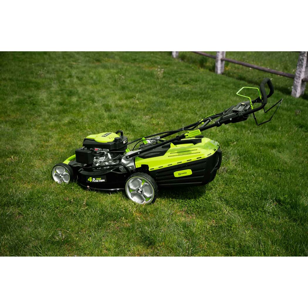 Benzin-Rasenmäher 'ZI-BRM52EST' mit E-Start, Schnittbreite 52 cm