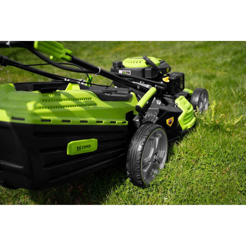 Benzin-Rasenmäher 'ZI-BRM52EST' mit E-Start, Schnittbreite 52 cm