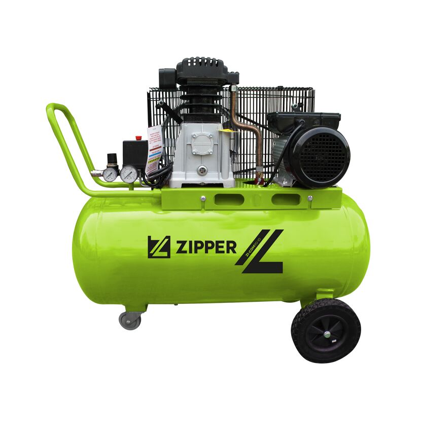 Grüner, fahrbarer Kompressor