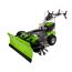 Benzin-Kehrmaschine 'ZI-KM1000' grün/schwarz 3,6 kW inklusive Schneeschild