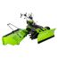 Benzin-Kehrmaschine 'ZI-KM1000' grün/schwarz 3,6 kW inklusive Schneeschild
