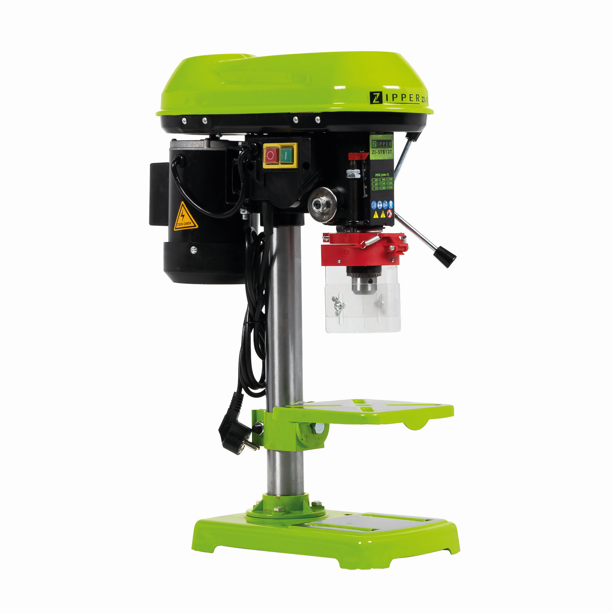Ständerbohrmaschine 'ZI-STB13T' grün 400 W + product picture