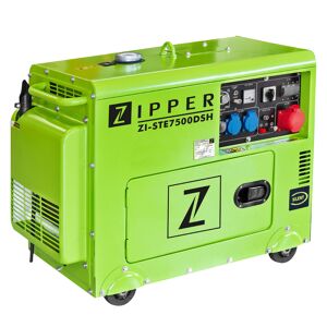 Stromerzeuger 'ZI-STE7500DSH' grün 6500 W