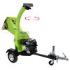 Benzin-Häcksler 'ZI-HAEK15000' mit Elektrostarter 9 kW