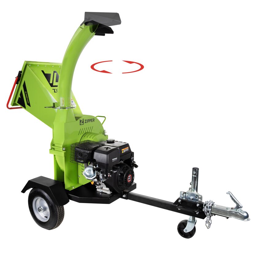 Benzin-Häcksler 'ZI-HAEK15000' mit Elektrostarter 9 kW