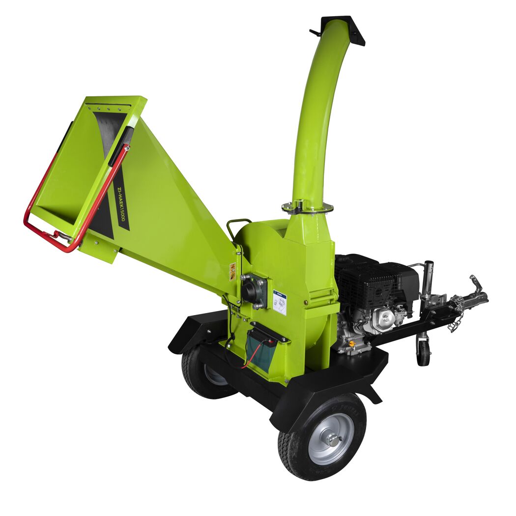 Benzin-Häcksler 'ZI-HAEK15000' mit Elektrostarter 9 kW