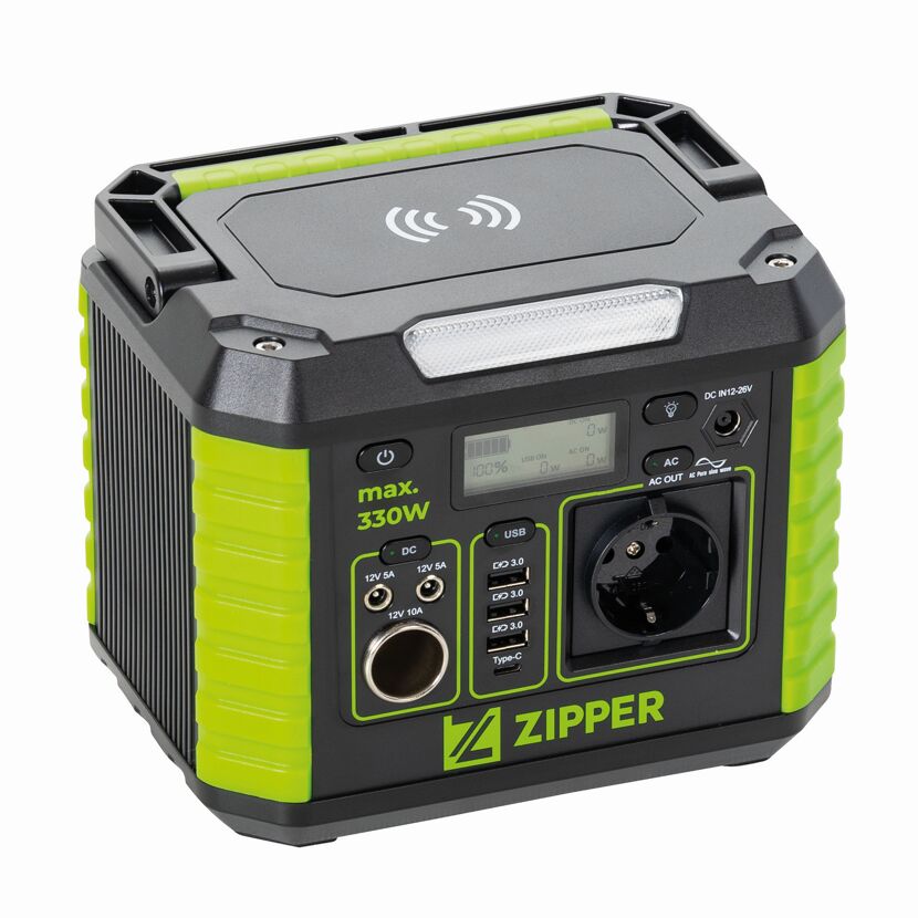 Tragbare Powerstation mit Steckdose und USB