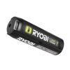Schwarzer RYOBI 3-Ah-Akku mit USB-Anschluss