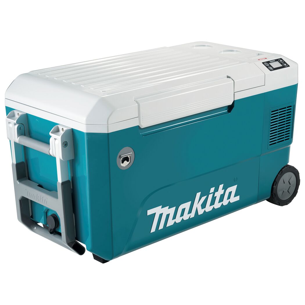 Blau-weiße Makita Kühlbox