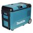 Blaue Makita Kühlbox mit Rollen