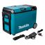 Blaue Makita Kühlbox mit Zubehör