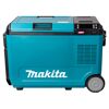 Blaue Makita Kühlbox mit Rollen