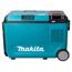 Blaue Makita Kühlbox mit Rollen
