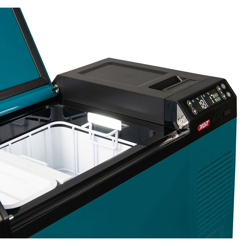 Geöffnete Kompressor Kühlbox