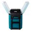 Blaue Makita Kühlbox geöffnet