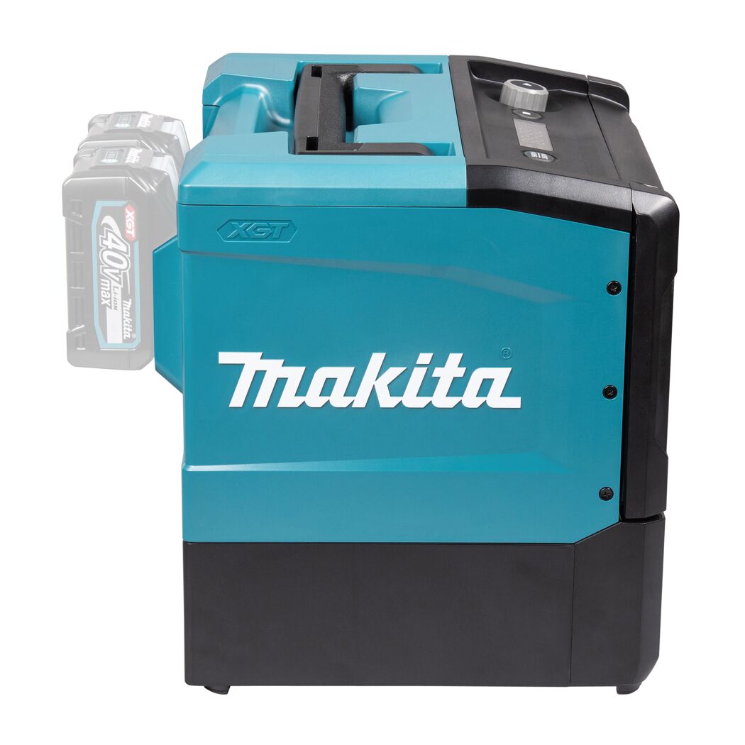 Blaue Akku-Mikrowelle Makita