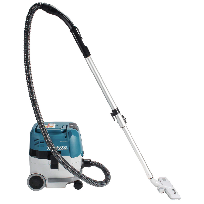 Blauer und grauer Makita Staubsauger