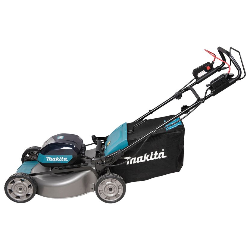 Akku-Rasenmäher Makita mit Fangkorb