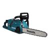 Blaue Kettensäge von Makita