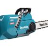 Blaue Kettensäge von Makita