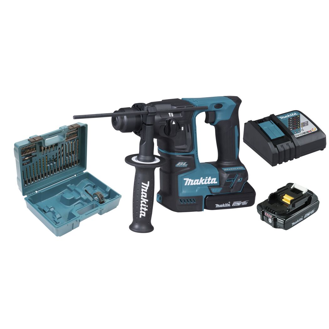 Makita Akku-Bohrhammer mit Zubehör