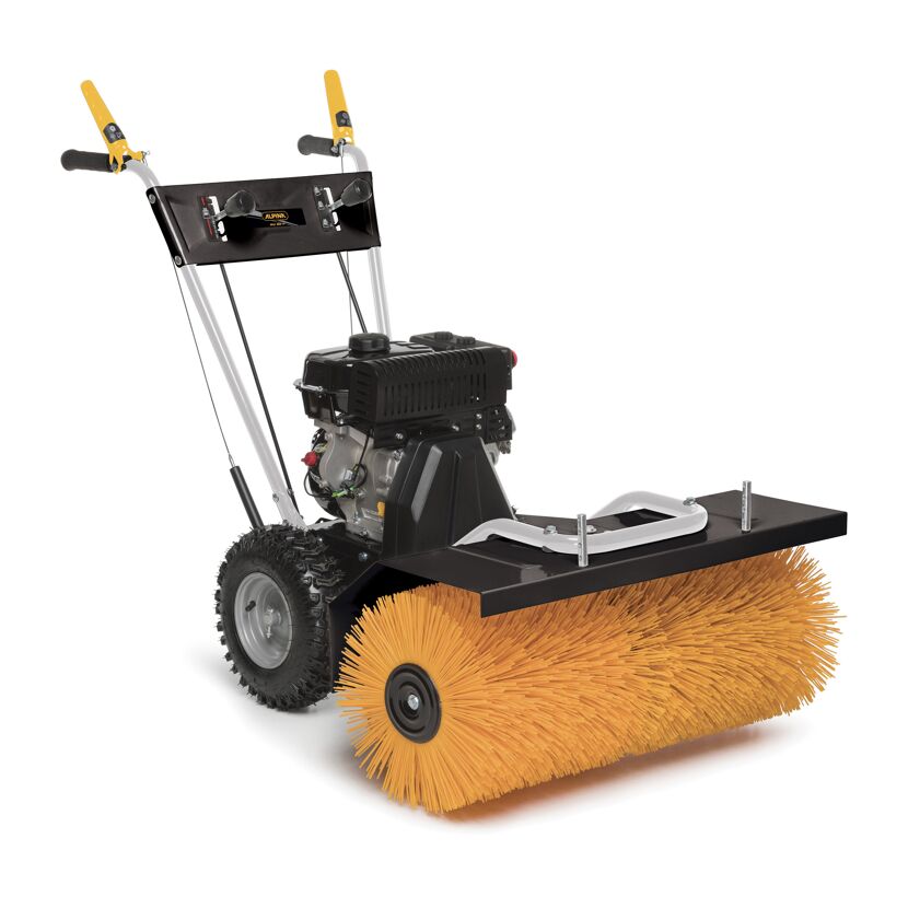 Kehrmaschine mit rotierender Bürste
