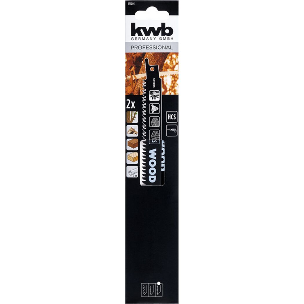 HCS-Säbelsägeblatt-Set 242 mm 2-teilig