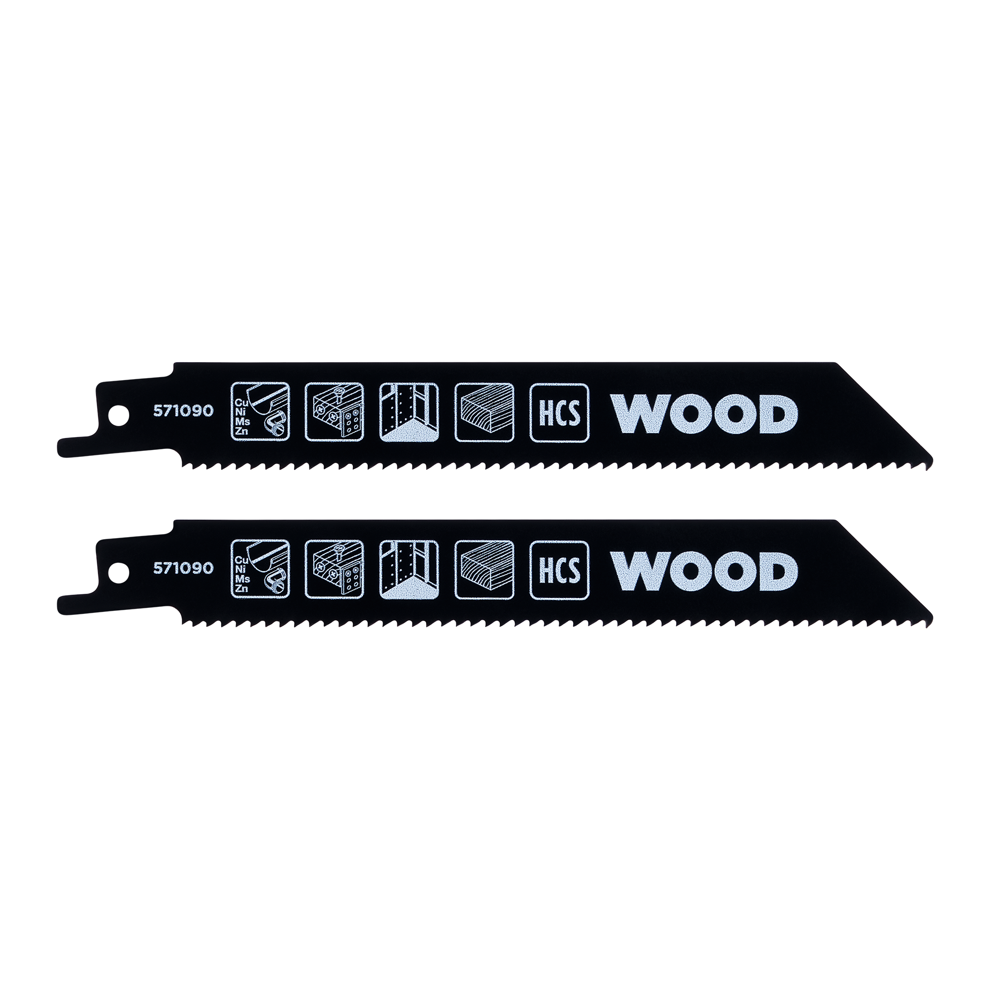 HCS-Säbelsägeblatt-Set 153 mm 2-teilig