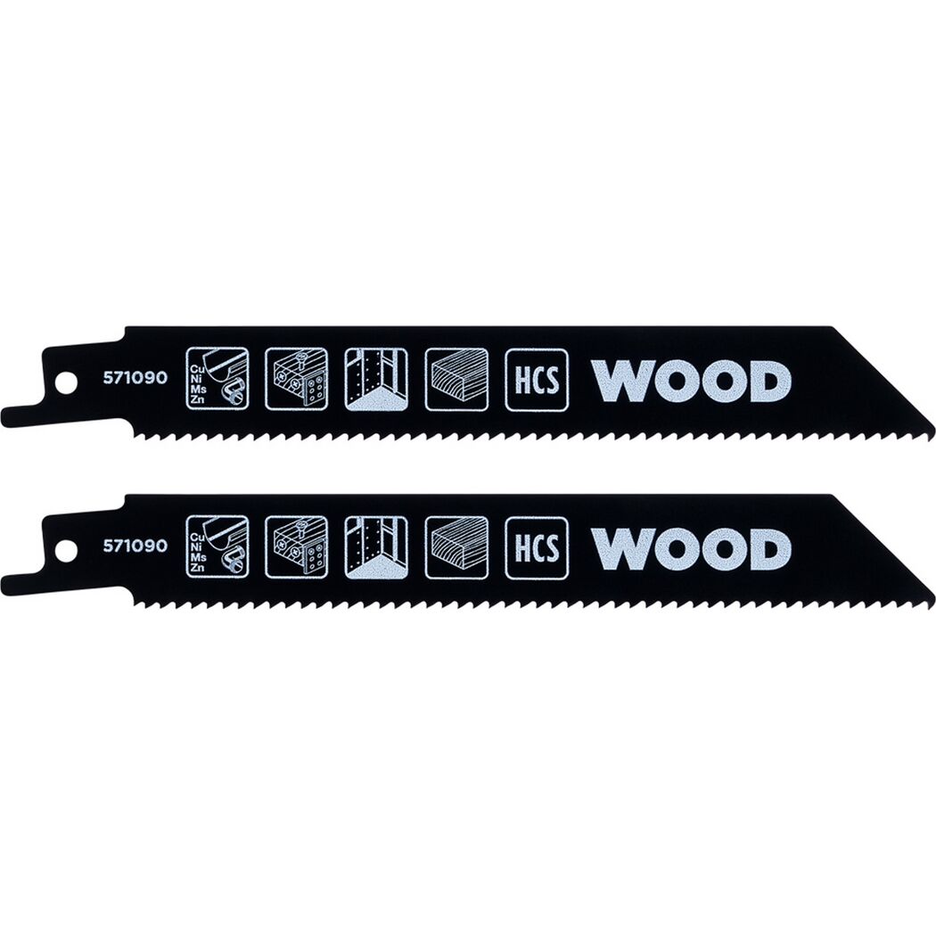 HCS-Säbelsägeblatt-Set 153 mm 2-teilig