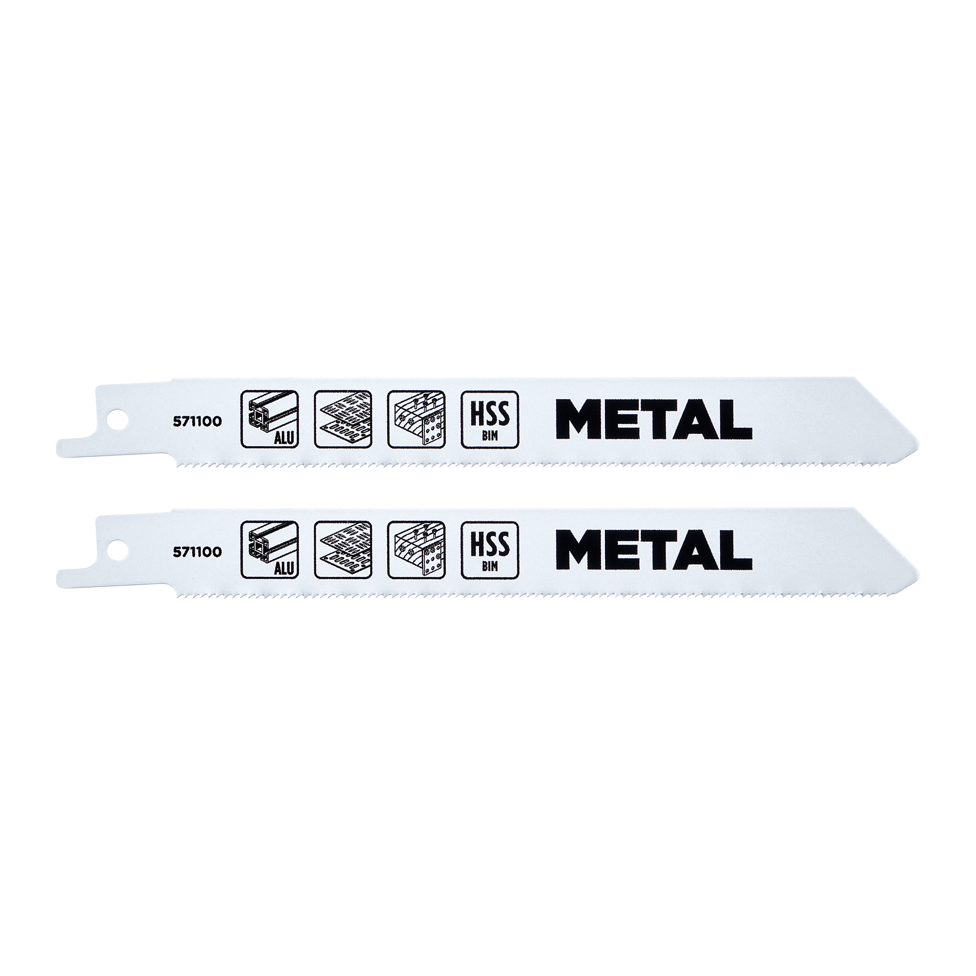 HSS-Bimetall-Säbelsägeblatt-Set 152 mm 2-teilig